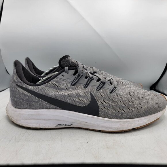 Nike Air Zoom Pegasus 36 Mens 13 Gunsmoke Gray Athletic Shoes Running AQ2203-001 main image 2